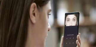 Hình ảnh giới thiệu công nghệ nhận diện gương mặt Samsung quét mống mắt