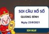 Soi cầu KQXSQB ngày 23/9/2021