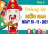 Thống kê XSMN ngày 18/11/2021