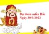 dự đoán miền Bắc 30/3/2022