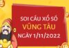 Soi cầu xổ số Vũng Tàu ngày 1/11/2022 thứ 3 hôm nay