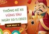 Thống kê xổ số Vũng Tàu ngày 10/1/2023 thứ 3 hôm nay