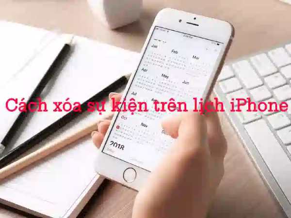 Cách xoá lịch trên iphone tạm thời khỏi danh sách