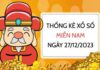 Thống kê xổ số miền Nam ngày 27/12/2023 hôm nay thứ 4