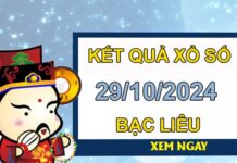 Nhận định XSBL ngày 29/10/2024 tham khảo số đẹp