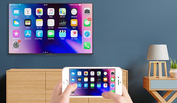 cách kết nối điện thoại với tivi sony bằng iphone