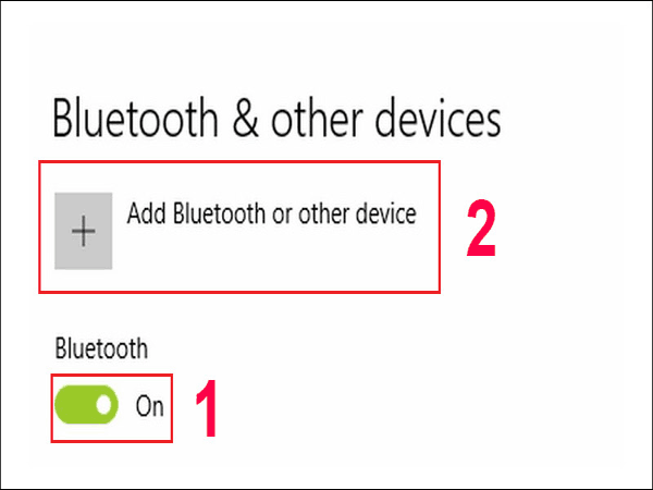 Thêm loa Bluetooth vào máy tính