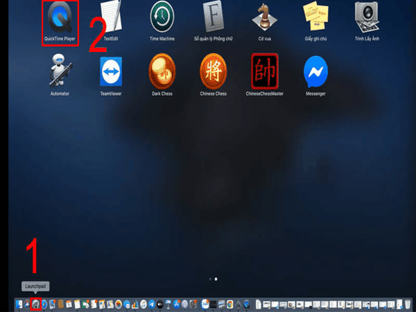 Cách quay lại màn hình bằng QuickTime Player