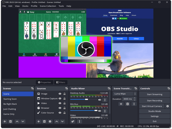 OBS Studio (Open Broadcaster Software)