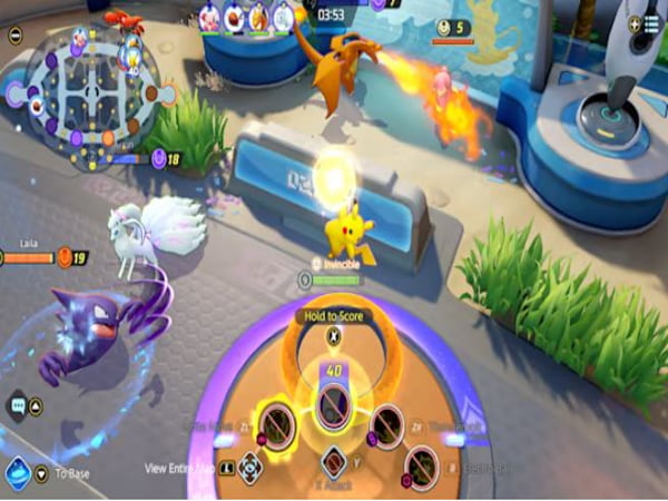 Trải nghiệm đấu trường chiến thuật với các con Pokemon