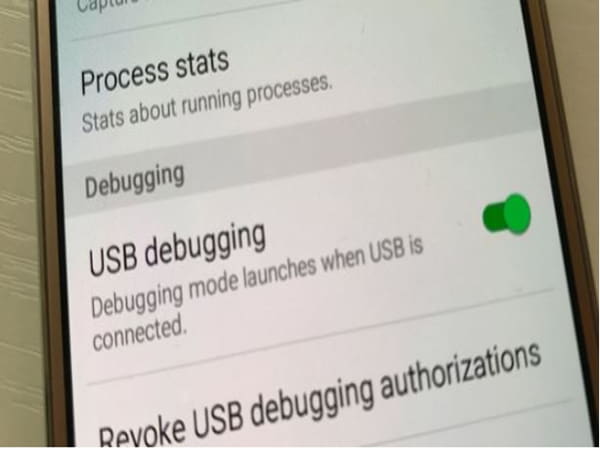 Bật chế độ usb debugging