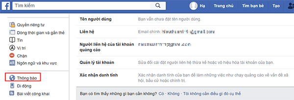 Cách tắt thông báo Messenger trên trình duyệt web