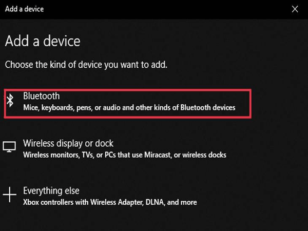 Thêm loa Bluetooth vào laptop